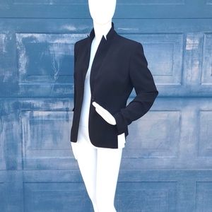 CALVIN KLEIN LADIES BLACK SUIT LUXURY STRETCH BLAZER